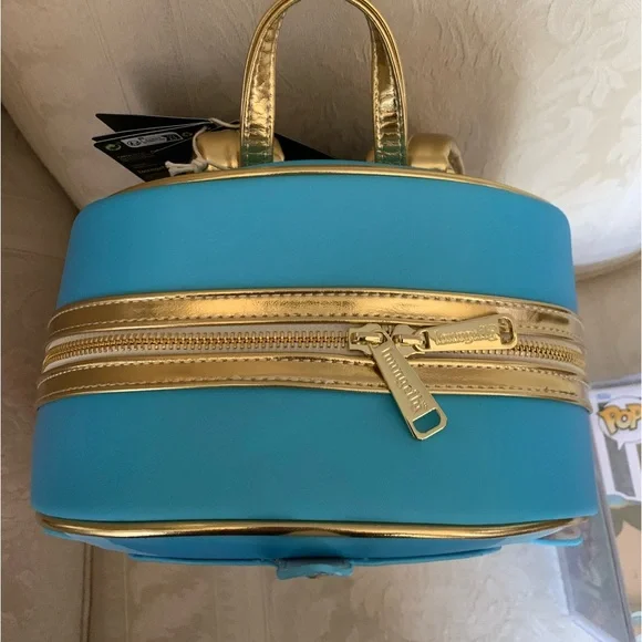 Loungefly Disney Diamond Jasmine Aladdin Backpack Bag Purse  display picture 1